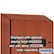 Salsbury Industries 2 Tier 'S' Designer Locker, 54"Wx76"Hx24"D, 6 Door, Cherry 18-27364CHE - alternate 4